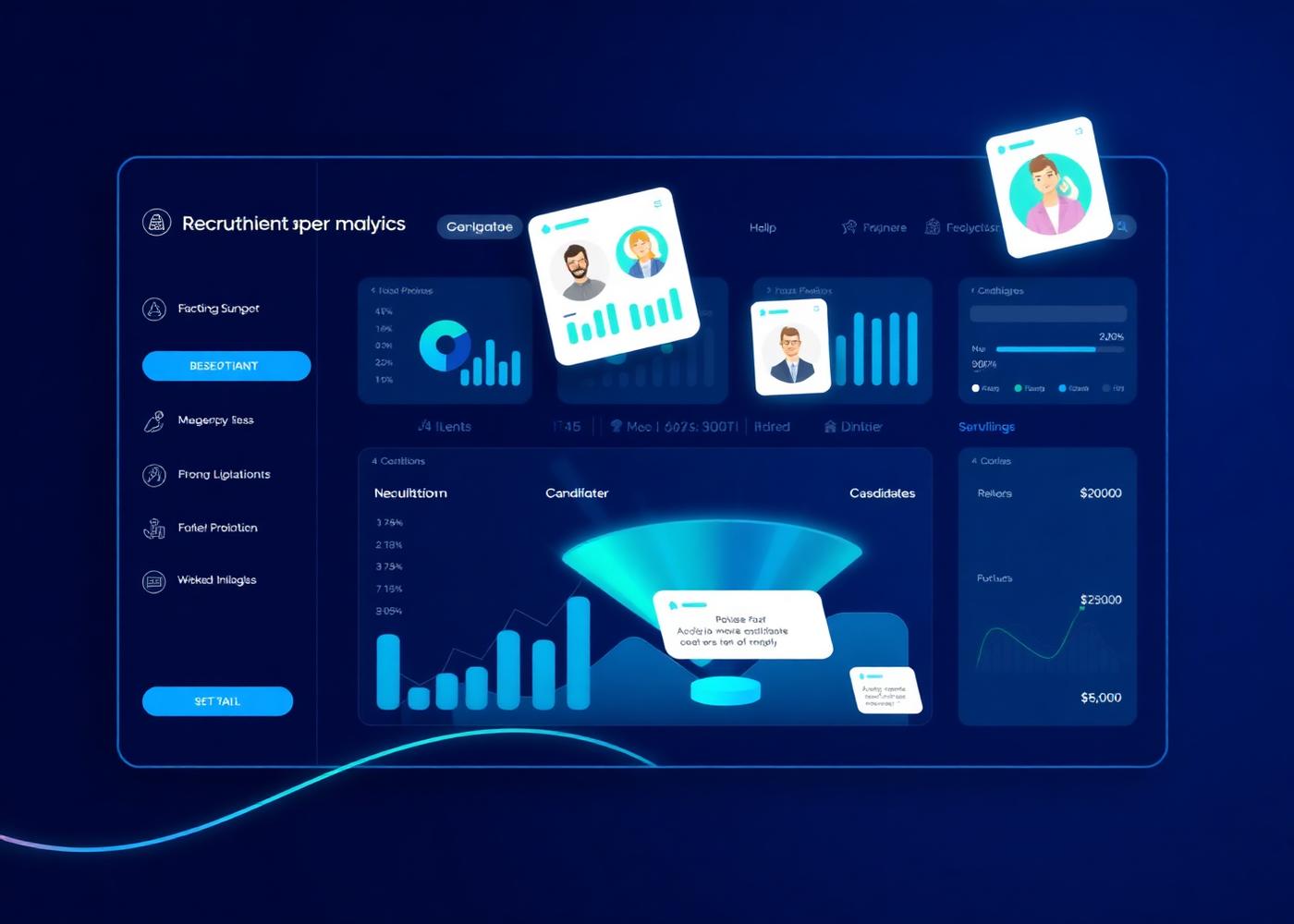 Recruitment analytics dashboard